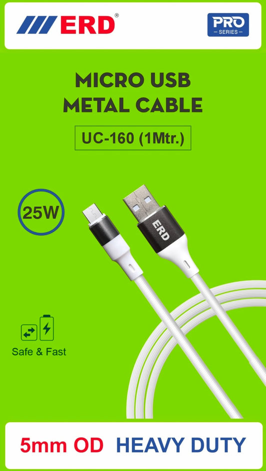 MICRO USB METAL DATA CABLE